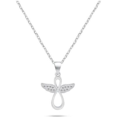 Brilio, Halsschmuck, Silver Angel Necklace NCL218W (chain, pendant), (Silber) Brilio, Halsschmuck, Silver Angel Necklace NCL218W (chain, pendant), (Silber)