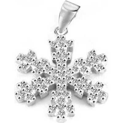 Beneto, Kettenanhänger, Fashion silver snowflake pendant AGH679 (L), (Silber) Beneto, Kettenanhänger, Fashion silver snowflake pendant AGH679 (L), (Silber)