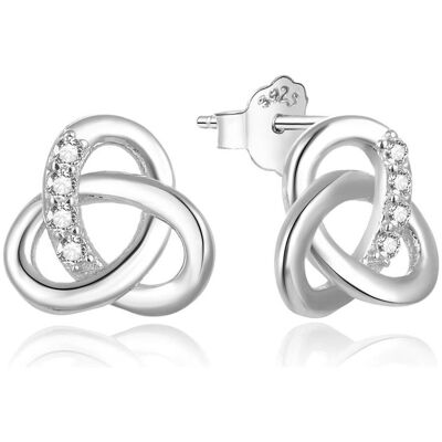 Beneto, Ohrringe, Original silver earrings with zircons AGUP2331L (L), (Silber) Beneto, Ohrringe, Original silver earrings with zircons AGUP2331L (L), (Silber)
