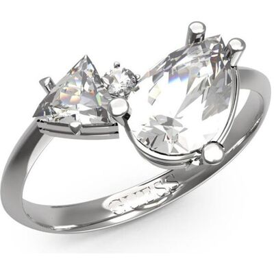 Guess Ring, - Charming steel ring with Wonderlights crystals JUBR04418JWRH - Circuit: 52 mm, (52) Guess Ring, - Charming steel ring with Wonderlights crystals JUBR04418JWRH - Circuit: 52 mm, (52)