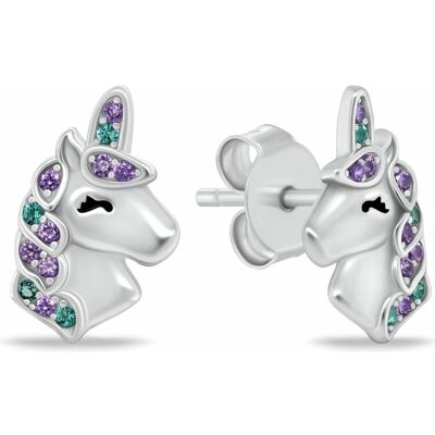 Brilio, Ohrringe, Silver - Gold-plated stud earrings with clear zircons EA923Y - Diameter: 0.4 cm Brilio, Ohrringe, Silver - Gold-plated stud earrings with clear zircons EA923Y - Diameter: 0.4 cm