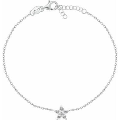Brilio, Armschmuck, Silver - Silver Bracelet for Women Sparkling Star BRC185W, (Silber) Brilio, Armschmuck, Silver - Silver Bracelet for Women Sparkling Star BRC185W, (Silber)