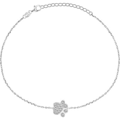 Brilio, Armschmuck, Silver - Playful silver paw bracelet BRC29W, (Silber) Brilio, Armschmuck, Silver - Playful silver paw bracelet BRC29W, (Silber)