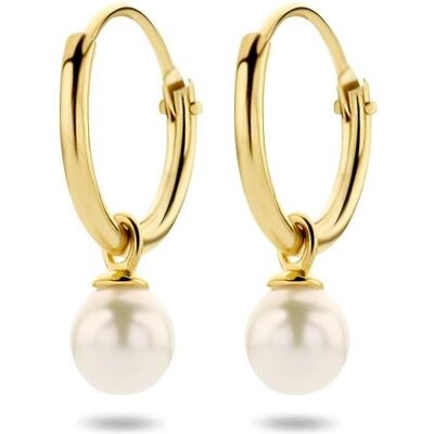 Sparkle14, Ohrringe, Orecchini di Perle d'Acqua Dolce, (14 Karat Gelbgold) Sparkle14, Ohrringe, Orecchini di Perle d'Acqua Dolce, (14 Karat Gelbgold)