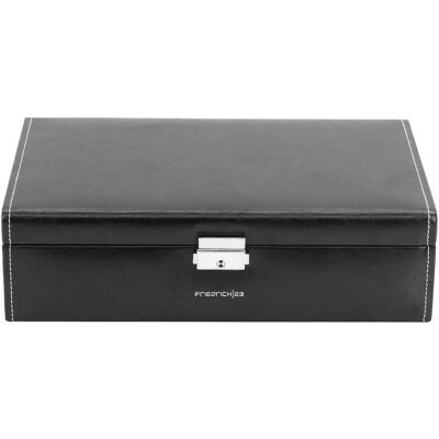Friedrich, Uhrenbox + Schmuckaufbewahrung, Bond, Schwarz Friedrich, Uhrenbox + Schmuckaufbewahrung, Bond, Schwarz