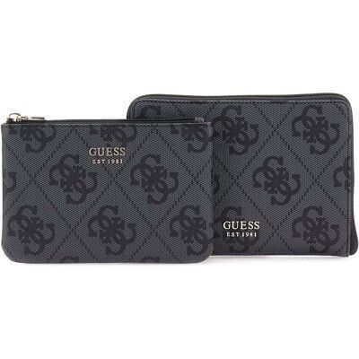 Guess Uhrenbox + Schmuckaufbewahrung, Jewelry Organizer & Passport Pouch, Schwarz, Grau Guess Uhrenbox + Schmuckaufbewahrung, Jewelry Organizer & Passport Pouch, Schwarz, Grau