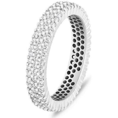 Brilio, Ring, Silver - Sparkling silver ring with clear zircons RI117W - Circuit: 54 mm, (54, 925 Silber) Brilio, Ring, Silver - Sparkling silver ring with clear zircons RI117W - Circuit: 54 mm, (54, 925 Silber)