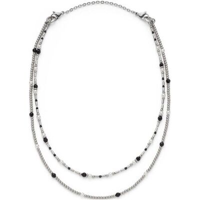 Leonardo, Halsschmuck, Jewels Halskette 50 Sabine, Kette, Schmuck, Edelstahl, Glas, Imitationsperle, 024912, (Edelstahl, Glas, Imitationsperle) Leonardo, Halsschmuck, Jewels Halskette 50 Sabine, Kette, Schmuck, Edelstahl, Glas, Imitationsperle, 024912, (Edelstahl, Glas, Imitationsperle)