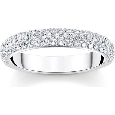 Thomas Sabo, Ring, Ring Zirkonia-Pavé, (52) Thomas Sabo, Ring, Ring Zirkonia-Pavé, (52)