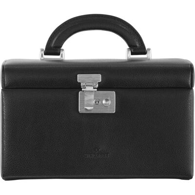 Windrose, Uhrenbox + Schmuckaufbewahrung, Schmuckkoffer Beluga 3 - Schwarz, Schwarz Windrose, Uhrenbox + Schmuckaufbewahrung, Schmuckkoffer Beluga 3 - Schwarz, Schwarz