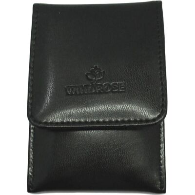 Windrose, Uhrenbox + Schmuckaufbewahrung, Merino Schmuckkasten 7.5 cm, Schwarz Windrose, Uhrenbox + Schmuckaufbewahrung, Merino Schmuckkasten 7.5 cm, Schwarz