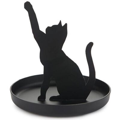 Balvi, Uhrenbox + Schmuckaufbewahrung, Ringhalter FELINE, Schwarz Balvi, Uhrenbox + Schmuckaufbewahrung, Ringhalter FELINE, Schwarz