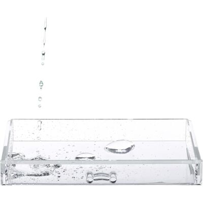Relaxdays, Uhrenbox + Schmuckaufbewahrung, Makeup Organizer, Transparent Relaxdays, Uhrenbox + Schmuckaufbewahrung, Makeup Organizer, Transparent