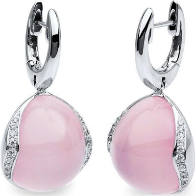 Goldberg Diamant, Ohrringe, Ohrschmuck 18 kt WG, (Weissgold) Goldberg Diamant, Ohrringe, Ohrschmuck 18 kt WG, (Weissgold)