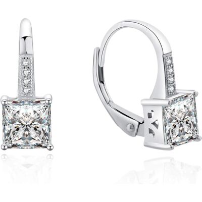 Moiss, Ohrringe, Original silver earrings with clear zircons E0000665 (L), (Silber) Moiss, Ohrringe, Original silver earrings with clear zircons E0000665 (L), (Silber)
