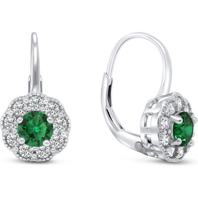 Brilio, Ohrringe, Silver - Dazzling silver dangling earrings with zircons EA333WG, (Silber) Brilio, Ohrringe, Silver - Dazzling silver dangling earrings with zircons EA333WG, (Silber)