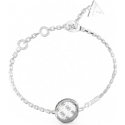 Guess Armschmuck, Fashion Steel Bracelet 4G Rising JUBB04264JWRH - Length: 21 cm, (21 cm, Edelstahl) Guess Armschmuck, Fashion Steel Bracelet 4G Rising JUBB04264JWRH - Length: 21 cm, (21 cm, Edelstahl)