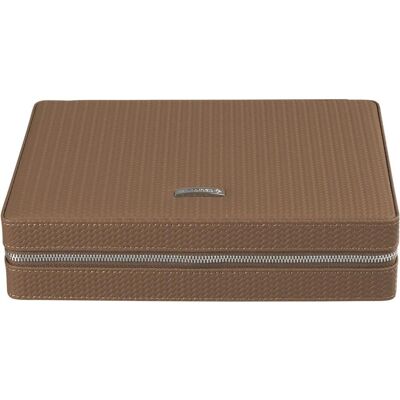 Windrose, Uhrenbox + Schmuckaufbewahrung, Corbello Schmuckkasten 25 cm, Braun Windrose, Uhrenbox + Schmuckaufbewahrung, Corbello Schmuckkasten 25 cm, Braun