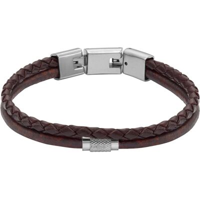 Fossil Armschmuck, Jewelry, (19.50 cm, Edelstahl, Leder) Fossil Armschmuck, Jewelry, (19.50 cm, Edelstahl, Leder)