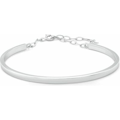 Brilio, Armschmuck, Silver - Silver solid bracelet for women BRC234W, (Silber) Brilio, Armschmuck, Silver - Silver solid bracelet for women BRC234W, (Silber)