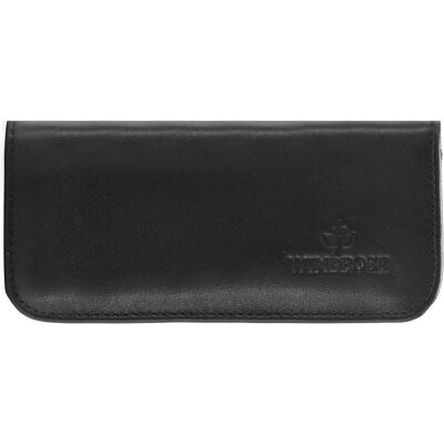 Windrose, Uhrenbox + Schmuckaufbewahrung, Nappa Schmuckkasten Leder 14 cm, Schwarz Windrose, Uhrenbox + Schmuckaufbewahrung, Nappa Schmuckkasten Leder 14 cm, Schwarz