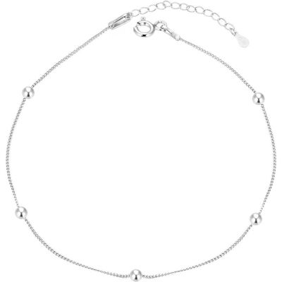 Beneto, Armschmuck, Silver bracelet with balls AGB438N, (Silber) Beneto, Armschmuck, Silver bracelet with balls AGB438N, (Silber)