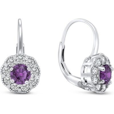 Brilio, Ohrringe, Silver - Dazzling silver earrings with zircons EA333WAM, (Silber) Brilio, Ohrringe, Silver - Dazzling silver earrings with zircons EA333WAM, (Silber)