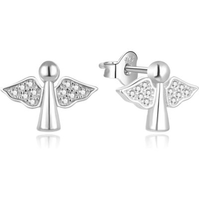 Beneto, Ohrringe, Gentle silver earrings Angels AGUP2411L, (Silber) Beneto, Ohrringe, Gentle silver earrings Angels AGUP2411L, (Silber)