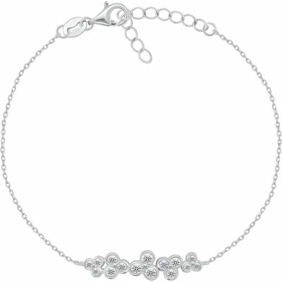 Brilio, Armschmuck, Silver - Delicate silver bracelet for women with zircons BRC241W Brilio, Armschmuck, Silver - Delicate silver bracelet for women with zircons BRC241W