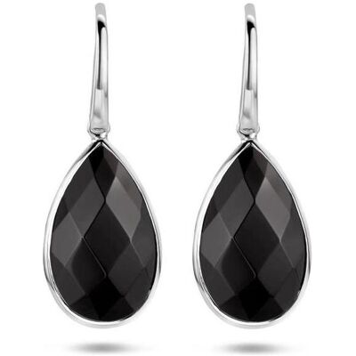Glams, Ohrringe, Oorhangers Onyx 10.86ct Franse Haak - Zilver, (Onyx, Silber) Glams, Ohrringe, Oorhangers Onyx 10.86ct Franse Haak - Zilver, (Onyx, Silber)