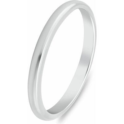 Brilio, Ring, Silver - Minimalist silver wedding ring RI149W - Circuit: 50 mm, (50, 925 Silber) Brilio, Ring, Silver - Minimalist silver wedding ring RI149W - Circuit: 50 mm, (50, 925 Silber)
