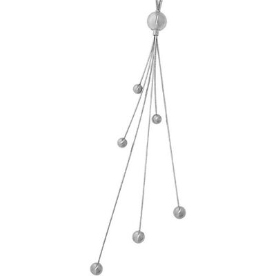 Xen, Halsschmuck, 3-reihiges Y-Collier mit abnehmbarem Anhänger 42 cm, (Edelstahl, 42 cm) Xen, Halsschmuck, 3-reihiges Y-Collier mit abnehmbarem Anhänger 42 cm, (Edelstahl, 42 cm)