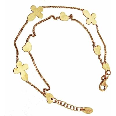 Amen, Armschmuck, Mod. CROCI CUORI, (925 Sterlingsilber, Silber 925) Amen, Armschmuck, Mod. CROCI CUORI, (925 Sterlingsilber, Silber 925)