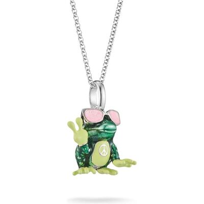 Thomas Sabo, Halsschmuck, Halskette Frosch mit Sonnenbrille Anhänger Silber, (Silber 925, 45 cm) Thomas Sabo, Halsschmuck, Halskette Frosch mit Sonnenbrille Anhänger Silber, (Silber 925, 45 cm)