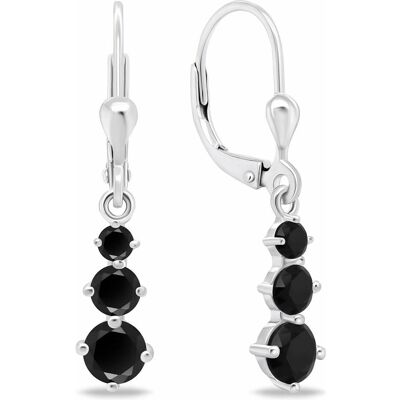Brilio, Ohrringe, Silver - Matching silver earrings with zircons EA656WBC, (Silber) Brilio, Ohrringe, Silver - Matching silver earrings with zircons EA656WBC, (Silber)