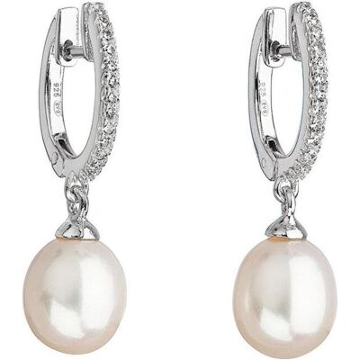 Evolution Group, Ohrringe, Silver Pearl Earrings Pavona 21002.1 (L), (Silber) Evolution Group, Ohrringe, Silver Pearl Earrings Pavona 21002.1 (L), (Silber)