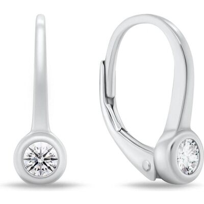 Brilio, Ohrringe, Silver - Glittering silver earrings with zircons LME276, (Silber) Brilio, Ohrringe, Silver - Glittering silver earrings with zircons LME276, (Silber)