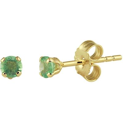 Marie, Ohrringe, Celeste oorknoppen smaragd - 3 - Goud Marie, Ohrringe, Celeste oorknoppen smaragd - 3 - Goud