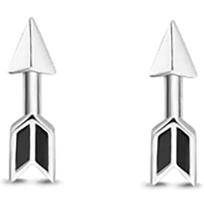 Ti Sento Milano, Ohrringe, Ohrstecker Pfeil mit Onyx 7820BO, (925 Sterling Silber) Ti Sento Milano, Ohrringe, Ohrstecker Pfeil mit Onyx 7820BO, (925 Sterling Silber)