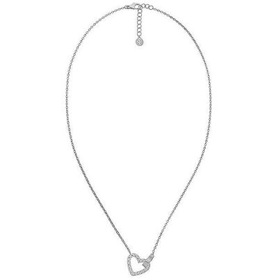 Edblad, Halsschmuck, Halskette ETERNAL HEART NECKLACE Steel, (Edelstahl, Zirkoniastein) Edblad, Halsschmuck, Halskette ETERNAL HEART NECKLACE Steel, (Edelstahl, Zirkoniastein)
