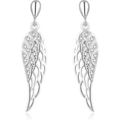 Beneto, Ohrringe, Beautiful silver earrings Angel wings AGUP2360L, (Silber) Beneto, Ohrringe, Beautiful silver earrings Angel wings AGUP2360L, (Silber)