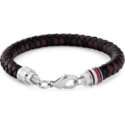 Tommy Hilfiger Armschmuck, - Fashionable leather bracelet for men Tyson 2790632, (Leder) Tommy Hilfiger Armschmuck, - Fashionable leather bracelet for men Tyson 2790632, (Leder)