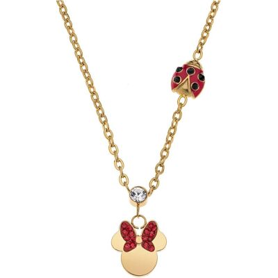 Disney Halsschmuck, Decent Steel Necklace with Minnie Mouse Pendants N600605RRL-157.CS, (Stainless Steel) Disney Halsschmuck, Decent Steel Necklace with Minnie Mouse Pendants N600605RRL-157.CS, (Stainless Steel)