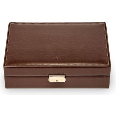 Sacher, Uhrenbox + Schmuckaufbewahrung, 2019.293143 - Uhrenetui für 12 Uhren new classic mocca, Braun Sacher, Uhrenbox + Schmuckaufbewahrung, 2019.293143 - Uhrenetui für 12 Uhren new classic mocca, Braun