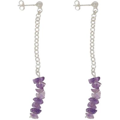 Xen, Halsschmuck, Set mit Armband und Ohrstecker Amethyst XSET123, (925 Sterling Silber, 19 cm) Xen, Halsschmuck, Set mit Armband und Ohrstecker Amethyst XSET123, (925 Sterling Silber, 19 cm)