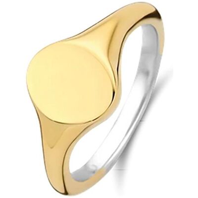 Ti Sento Milano, Ring, Ring ovale Form vergoldet 12115SY, (56, 925 Silber) Ti Sento Milano, Ring, Ring ovale Form vergoldet 12115SY, (56, 925 Silber)