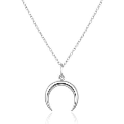 Beneto, Halsschmuck, Gentle silver necklace with crescent AGS650 / 47 (chain. pendant) (L), (Silber) Beneto, Halsschmuck, Gentle silver necklace with crescent AGS650 / 47 (chain. pendant) (L), (Silber)