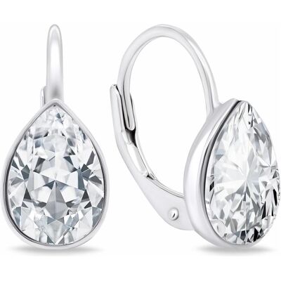 Brilio, Ohrringe, Silver - Original silver earrings with zircons EA671W, (Silber) Brilio, Ohrringe, Silver - Original silver earrings with zircons EA671W, (Silber)