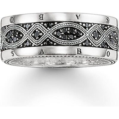 Thomas Sabo, Ring, Bandring Love Knot, (52, 925 Silber) Thomas Sabo, Ring, Bandring Love Knot, (52, 925 Silber)