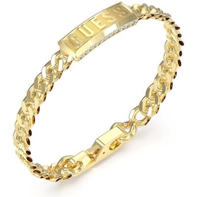 Guess Armschmuck, - Gold-plated bracelet for men Lion King JUMB05015JWYG - Length: 19 cm, (19 cm) Guess Armschmuck, - Gold-plated bracelet for men Lion King JUMB05015JWYG - Length: 19 cm, (19 cm)